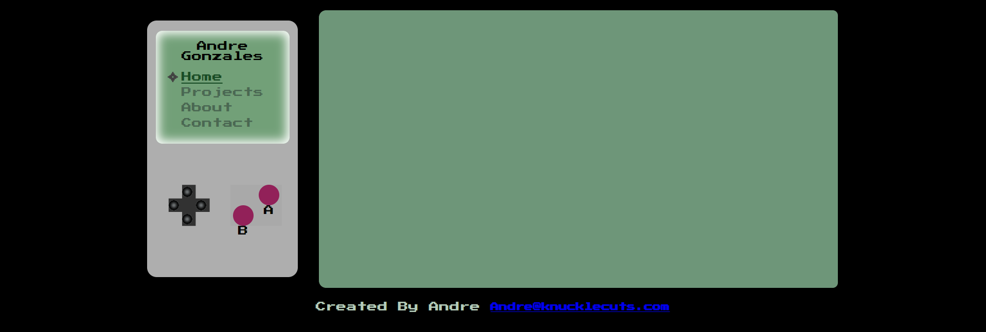 Small preview of the dev-boy Portfolio project